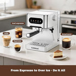 Load image into Gallery viewer, CHULUX Touchscreen Espresso Machine with Steam Wand, Cold Brew Espresso Coffee Maker for Cappucino, Americano