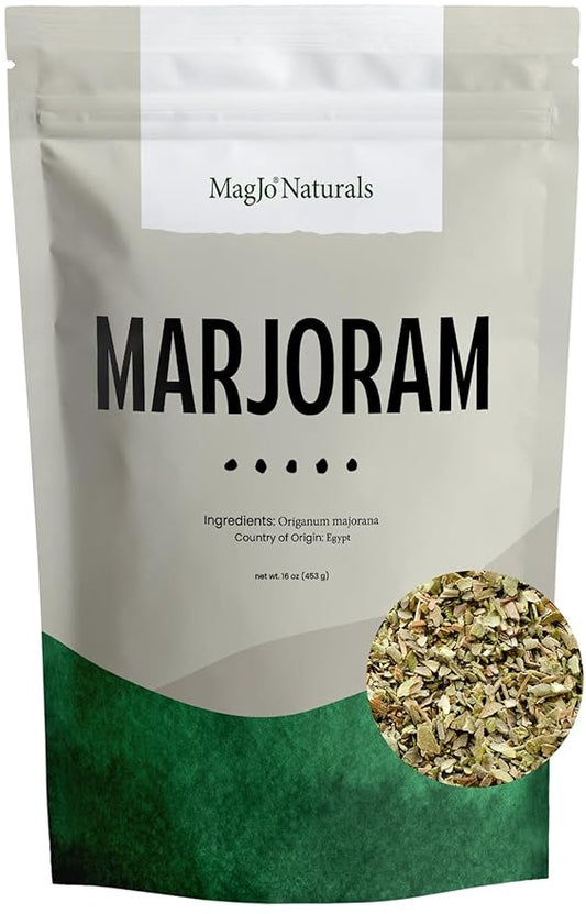 Marjoram Leaf, Cut & Sifted | 1 lb. Bulk Bag | Origanum majorana L.