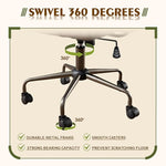 Load image into Gallery viewer, High Back Office Chair,Modern Swivel Office Chair,Black Suede Fabric Gaming Chair,Height Adjustable Home Office Desk Chair with Lumbar Support