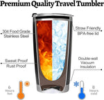 Load image into Gallery viewer, Personalized Tumbler with Pictures Text Name, Custom Double Wall Insulated Tumbler, Personalized Gifts for Women Men Friend, Birthday Christmas Gifts, 20oz Coffee Tumbler w/Lid (20oz UV)