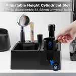 Load image into Gallery viewer, PUSEE Espresso Knock Box &amp; Tamp Station, 9 in 1 Espresso Organizer, Fit 51,54,58MM Tamper, Distributor, Portafilter &amp; Puck Screen Accessories, Detachable Knock Box