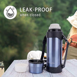 Load image into Gallery viewer, HoneyBee Insulated Water Bottle41 Ounce For Hot &amp; Cold Drink, 18/8 Stainless Steel Vacuum Insulation BPA Free, Travel Keep Liquid Hot For 24 Hours (Starry Blue)…