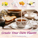 Load image into Gallery viewer, WT WEETEE Decaf Earl Grey Tea Bags, 100 Count CO2-Decaffeinated Black Tea Flavored with Bergamot Orange, Smooth &amp; Refreshing, Drink All Day