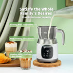 Load image into Gallery viewer, Maestri House Milk Frother, Variable Temp and Froth Thickness DualFro 600 Milk Frother Steamer, 21OZ Smart Touch Control Milk Warmer, Dishwasher Safe, Memory Function for Latte&amp;Hot Chocolate (White)