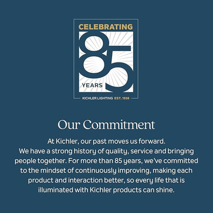 Kichler Brinley 24" Vanity Light in Brushed Nickel, 3-Light Farmhouse Bathroom Vanity Light with Clear Glass, (24" W x 10" H), 45689NI