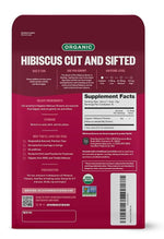 Load image into Gallery viewer, FGO Organic Hibiscus Flowers, Cut and Sifted, Loose Tea, 8oz Resealable Bag, Packaging May Vary (Pack of 1)