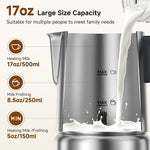 Load image into Gallery viewer, AMZCHEF 8-IN-1 Milk Frother and Steamer 600W w/Smart Touch Control, Detachable Frother for Coffee, Automatic Warm and Cold Foam Maker, Hot Chocolate Maker, Dishwasher Safe