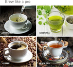 Load image into Gallery viewer, Jocuu Gooseneck Electric Pour Over Kettle with Temperature Control, Tea &amp; Pour Over Coffee Kettle, Stainless Steel, Auto Shutoff Boil-Dry Protection, 0.8L, Matte Black