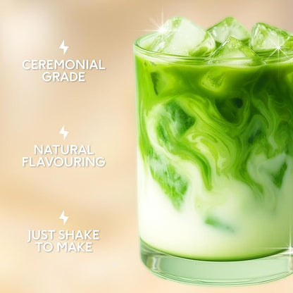 Perfect Ted Matcha Powder | Vanilla Bean Flavor 75g | Matcha Powder Ceremonial Grade | Single-Origin Uji, Japan | Matcha Green Tea Powder (30 Servings)