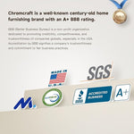 Load image into Gallery viewer, Chromcraft Set of 4 Chairs, Chairs with Soft Wheels for Kitchen Room