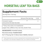 Load image into Gallery viewer, FreshDrinkUS, Premium 55 Horsetail Leaf Tea Bags, 100% Natural &amp; Pure from Horsetail Loose Leaves Herbal Tea. Made with Natural Material Tea Bags. No Sugar, No Caffeine, No Gluten, Vegan.