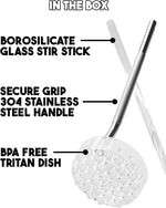 Load image into Gallery viewer, MELODRIP Pour Over Coffee Tool for Cleaner and Sweeter Brewing (Matte Grey Handle and Clear Dish)