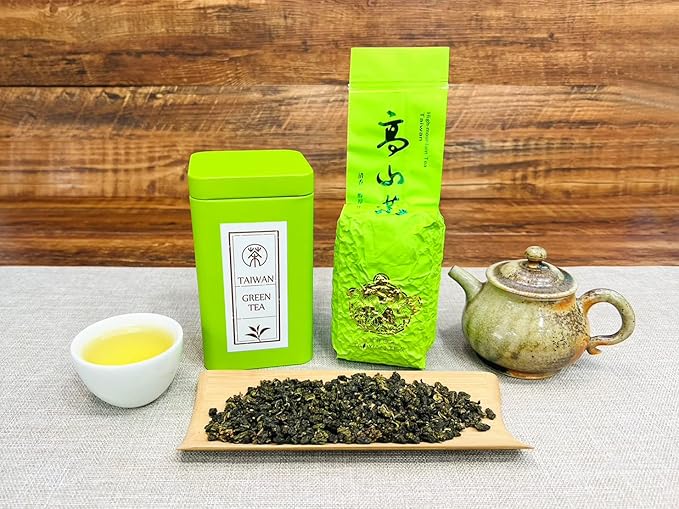 Xin Qing Taiwan Green Tea Taiwan high mountain Green Tea Loose Taiwan Tea | Naturally Sweet and Not Bitter 200g/7.05oz