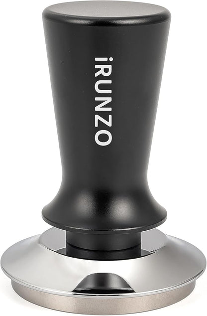 53mm Coffee Espresso Tamper，Premium Barista Coffee Press with Calibrated Spring Loaded WDT Tool，100% Stainless Steel Flat Base Tamper for Espresso Coffee Machine Fits