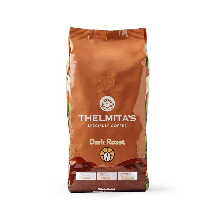 Dark Roast, Honduran Coffee, Whole Bean — Single Origin, Single Estate, Specialty Beans — Intense Flavor with Rich Creamy, Nutty, Smooth Chocolate Notes and Low-Acid — Freshly Roasted, Yearly Harvested