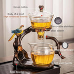 Load image into Gallery viewer, Magnetic Glass Tea Pot, Lazy Kungfu Tea Set, Sturdy High Borosilicate Glass TeaPot, Semi Automatic Drip TeaPot, Magnetic Rotation Heat Resistant Teapot, Suitable for home/office Reception…