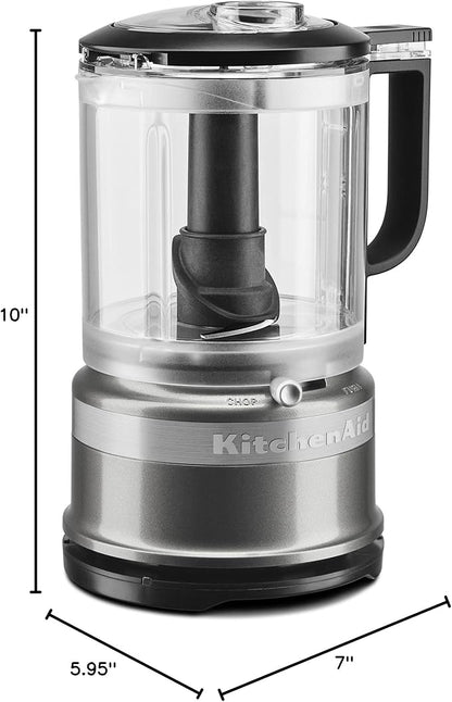 KitchenAid 5 Cup Food Chopper KFC0516CU, Contour Silver