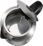 Load image into Gallery viewer, Amazon Basics 1.1Qt (1L) Electric Kettle, Tea Kettle &amp; Water Boiler, with Auto Shut-Off, Boil Dry Protection, High-Safety Strix Thermostat, BPA-Free, 1500W, Stainless Steel, New Model, Black &amp; Silver