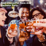 Load image into Gallery viewer, Ruckae 12 Pack 1oz Shot Glasses Set with Tray Heavy Base Clear Shot Glasses Bulk for Vodka Tequila Whiskey Liquor