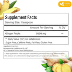 Load image into Gallery viewer, FreshDrinkUS, Premium 10oz Natural Ginger Roots, Cut and Sifted, 100% Natural &amp; Pure from Ginger Roots, Ginger Tea, Ginger Loose Herbal Tea, No Additives, No Caffeine, Vegan