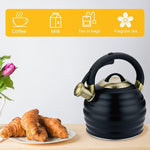 Load image into Gallery viewer, Tea Kettle for Stove Top Whistling Teapot, 3.2Q Tea Pot Stainless Steel Teakettle with Heat Proof Ergonomic Handle