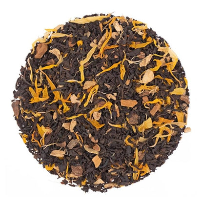 Vanilla Chai Tea Loose Leaf - 4oz | Spiced Black Tea with Cardamom Cinnamon Ginger Cloves | Creamy Vanilla Twist for Cozy Hot Tea | Indian Inspired Masala Tea Experience