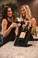 Load image into Gallery viewer, Vino Contatto Thermic Wine Cooler, Temperature Control Stand for Red, White, Sparkling Wines and Beverages, Black