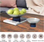 Load image into Gallery viewer, 2-Tier Circle Coffee Table with Storage Modern Circular Coffee Table 28.35in Wood Rustic Table for Living Room, Small Space, Home Office, Easy Assembly (Rustic Brown)