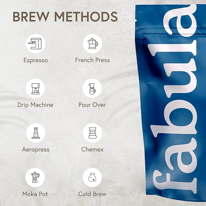 Fabula Coffee Dark Roast Whole Beans - Organic - Low Acid - Single Origin - Non GMO - Mold Free - 12 Ounces