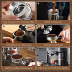 Load image into Gallery viewer, 51mm Espresso Accessories Kit, Espresso Distribution Tool, Spring Loaded Calibrated Tamper and Dosing Funnel Set, Coffee Distributor Leveler Fits 51 mm Espresso Machines and Portafilters