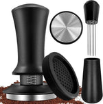 Load image into Gallery viewer, 51mm Espresso Accessories Kit, Coffee Tamper Set, Spring Loaded Calibrated Tamper, WDT Tool Espresso and Tamper Mat, 51mm Espresso Tamper Kit for Espresso Coffee Machines, Barista Kit