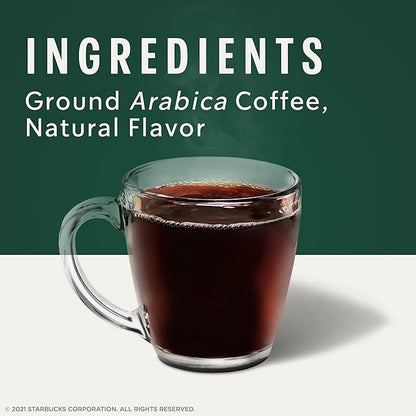 Starbucks Ground Coffee, Cinnamon Dolce Flavored Coffee, Naturally Flavored, 100% Arabica, 6 bags (11 oz each)
