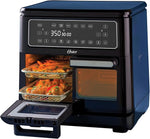 Load image into Gallery viewer, Oster 11-Quart Dual Air Fryer Oven with 2 Cooking Zones, Large Capacity Air Fryer with 6 Cooking Functions &amp; 2 Baskets