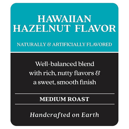 Copper Moon Medium Roast Whole Bean Coffee, Hawaiian Hazelnut Blend, 2 Lb