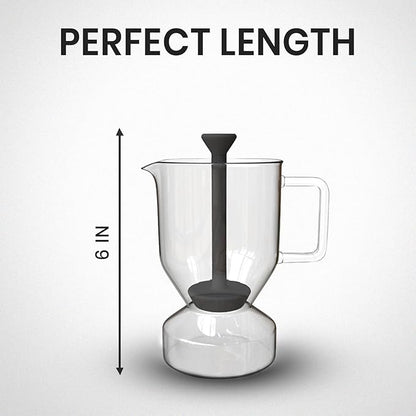 Rattleware Glass Cupping Brewer 300ml – Heat Resistant Specialty Coffee Brewer for Professional Baristas and Home Use, Clear Flavor Extraction, Durable Glass Construction, Easy Pouring and Cleaning