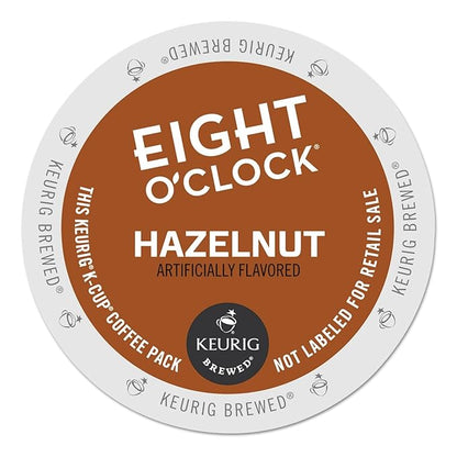 Eight O'Clock Coffee Hazelnut Coffee, 24 Count