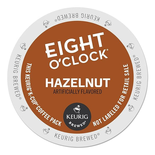 Eight O'Clock Coffee Hazelnut Coffee, 24 Count