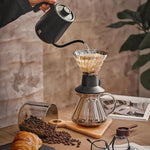 Load image into Gallery viewer, 200 Count Cone Coffee Filters, Size 02 Natural Brown Pour Over Coffee Filters Paper, V02 Unbleached Disposable Paper Filters Compatible with Pour Over and Drip Coffee Maker(2-4 Cups)