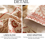 Load image into Gallery viewer, Designer Linen Floral Square Tablecloth,Pale Yellow Farmhouse Indoor Table Cloth,Fall Durable Decor Tablecloths for Dining Kitchen Thanksgiving Christmas Party,67"*67"-Chamonix A