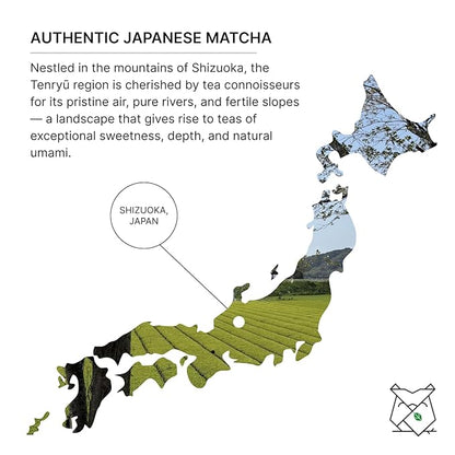 FKRO Organic Ceremonial Grade Matcha Green Tea Powder | 1st Harvest, Single Origin, Single Saemidori Cultivar | Flown in Fresh from Japan Every Month (30g/1.06oz) Tin