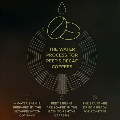 Peet's Coffee, Medium Roast Decaf Keurig K-Cup Pods - Decaf Especial 60 Count (6 Boxes of 10 K-Cup Pods)