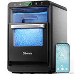 Load image into Gallery viewer, Nugget Ice Maker Countertop - Silonn Smart Pebble Ice Machine, Pellet Ice 44 lbs per Day, Crushed Ice from Timer Function and Status Alerts with Silonn App, Stainless Steel