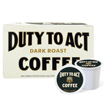 Load image into Gallery viewer, Duty to Act Dark Roast K-Cup, 12, 5.4 Ounce Pods (Pack of 5)