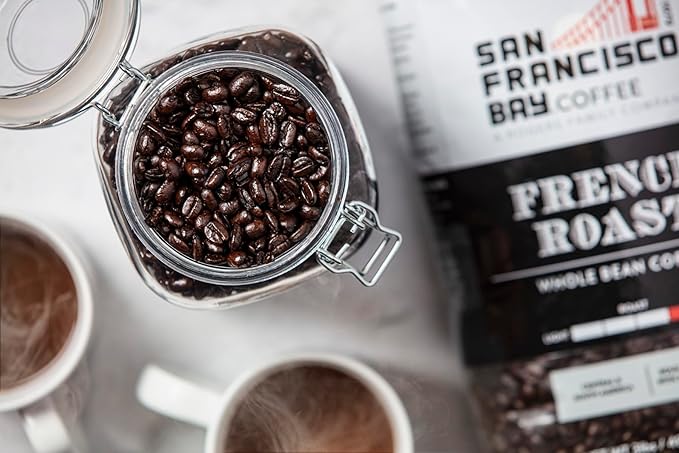 San Francisco Bay Coffee - Dark Roast Whole Bean Coffee - French Roast (2 lb bag)