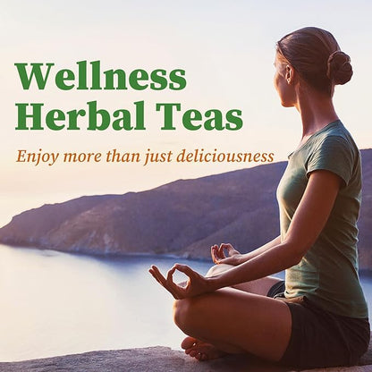 Fullchea - Wormwood Tea Bags, 40 Teabags - Bitter Herbal Tea - Pure Wormwood - Non-GMO - Caffeine-Free - Support Digestion & Well-being