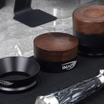 Load image into Gallery viewer, IKAPE 58MM Coffee Distributor, New Wooden Handle Design, Gravity Adaptive Espresso Distributor Fits All 58.35MM Espresso Portafilter, Compatible with 58.35MM Rancilio Bottomless Portafilter