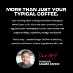 Load image into Gallery viewer, Danger Coffee by Dave Asprey, Remineralized, Mold Free &amp; Lab Tested Swiss Water Decaf Whole Bean Coffee, Medium Roast, Decaffeinated 10.9 Ounce