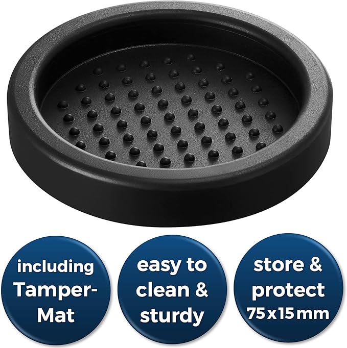 Espresso Tamper Set - 51mm Tamper and Espresso Accessories - Premium Barista Espresso Tools Hand Tamper Set