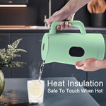 Load image into Gallery viewer, 1.5L Electric Kettle Stainless Steel, Double Wall Cool Touch Teapot, Fast Boil,5 Temperature Control, LED Display, Auto Shut-Off,Keep Warm Function,Green