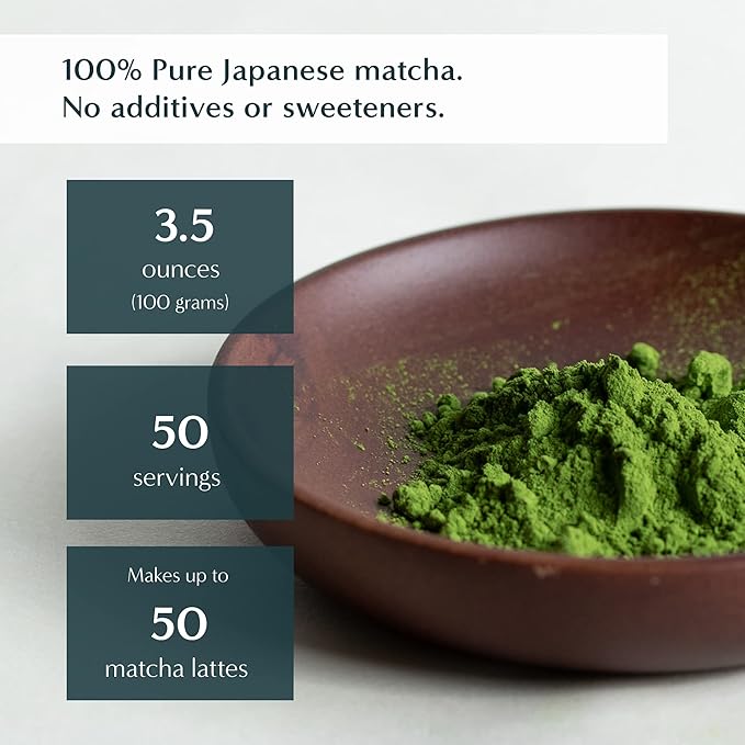 Naoki Matcha Organic All Purpose Blend - Authentic Japanese Culinary Grade Matcha Green Tea Powder from Japan (100g / 3.5oz)